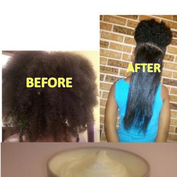 Mango Stretch Cream: Natural Hair Product for Fine Coily/Kinky Curl ...